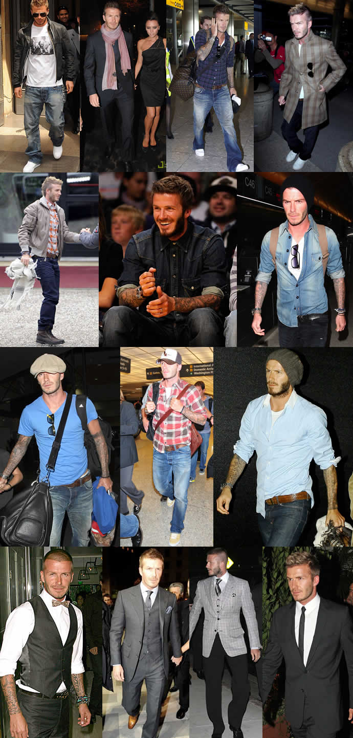 David Beckham Looks