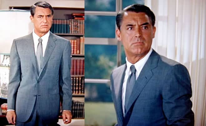 Cary Grant Iconic Grey Suit