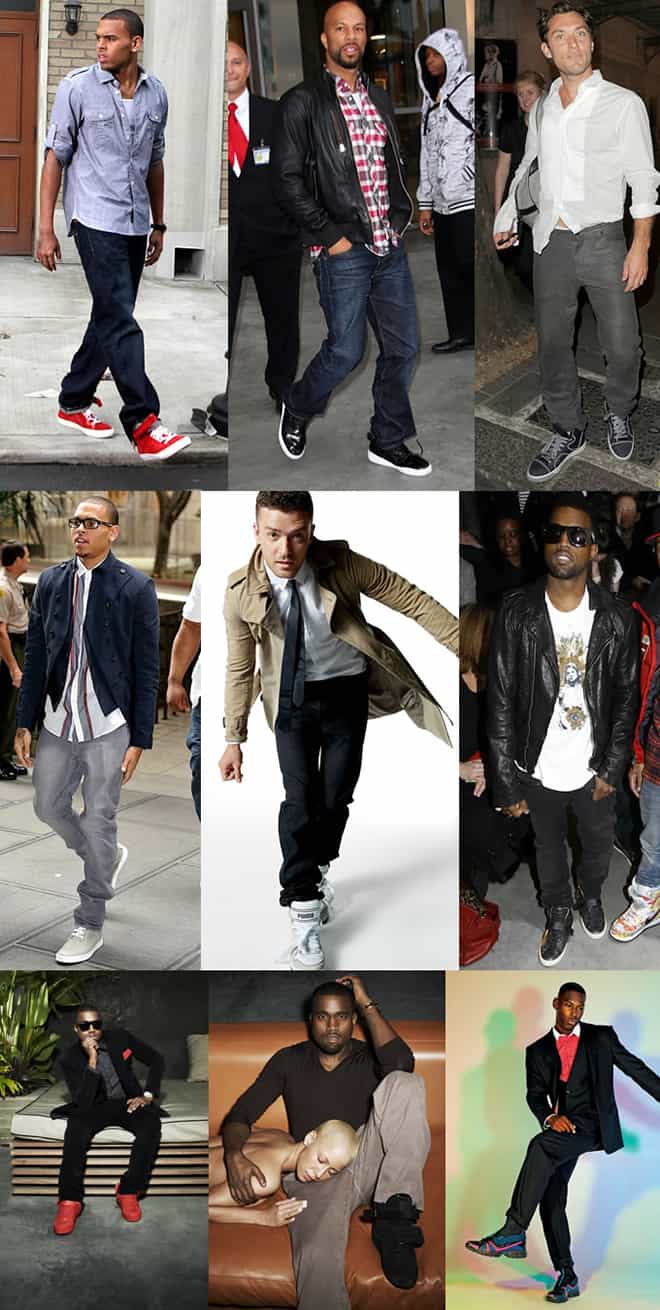 Celebrities in Hi-Tops