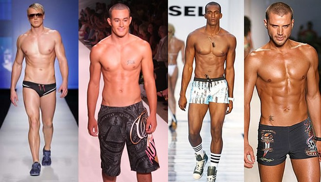 Men's Swimwear on the Runways