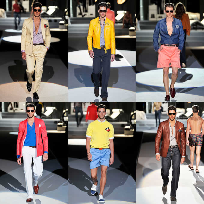 Men's DSquared S/S 2011 Catwalks