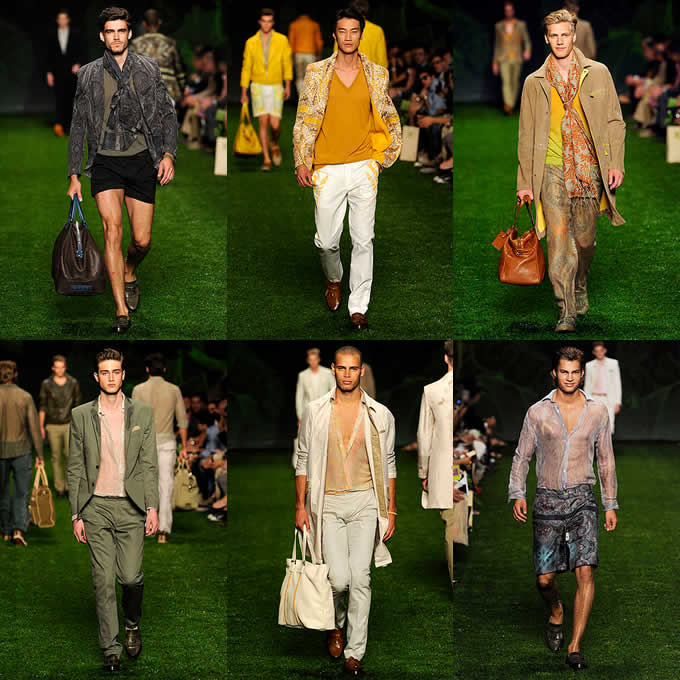 Men's Etro S/S 2011 Catwalks