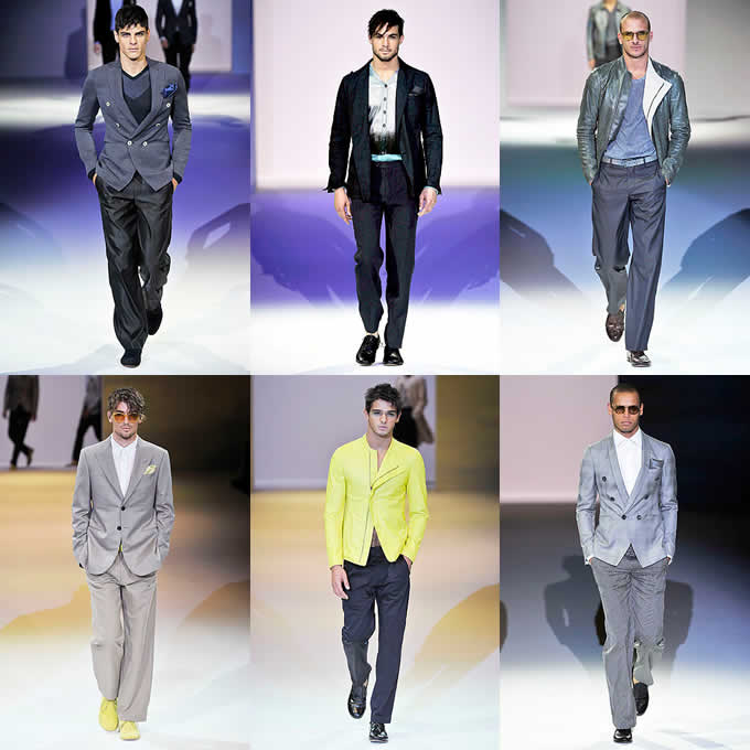 Men's Giorgio Armani S/S 2011 Catwalks