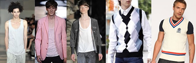 Scoop Neck Vest knit for SS10