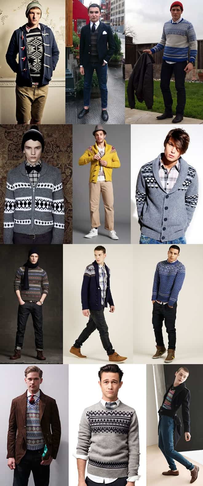 Fair Isle Outfits - Men