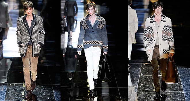 Fair Isle Knitwear on the Gucci A/W 10 Runways