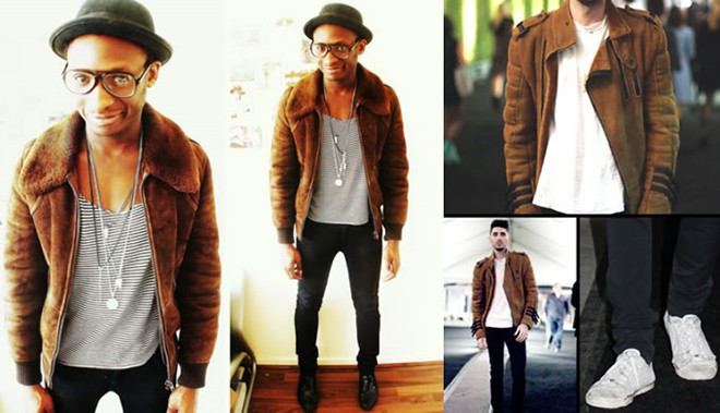Lookbook.nu Shearling Jacket Examples - Men