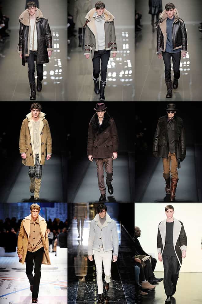 Shearling Trend on the Men's Catwalks A/W10