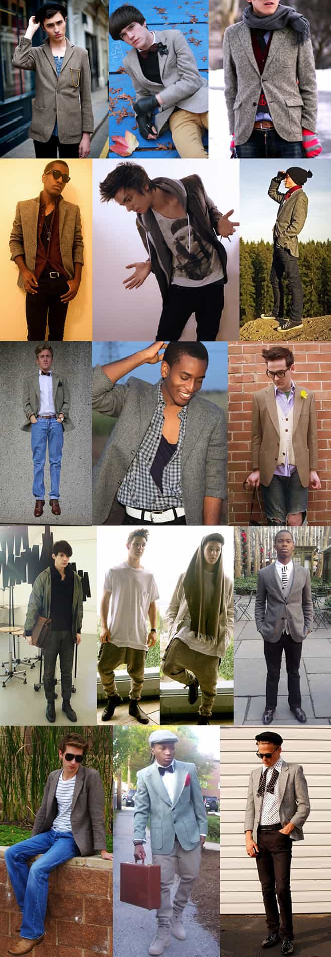 Tweed Outfit Inspiration from Lookbook.nu