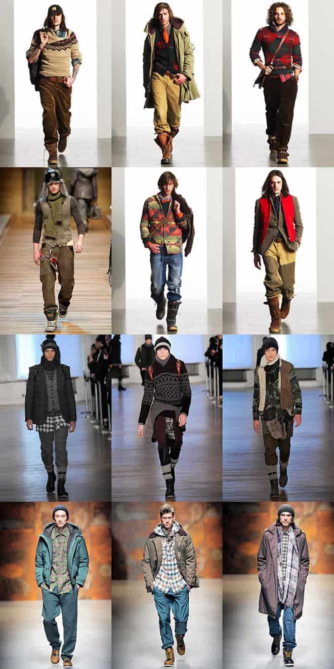 Examples of the Outdoorsman Town Trend on the Runways