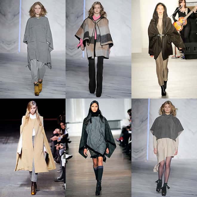 Women's Poncho Trend on the A/W10 Runways