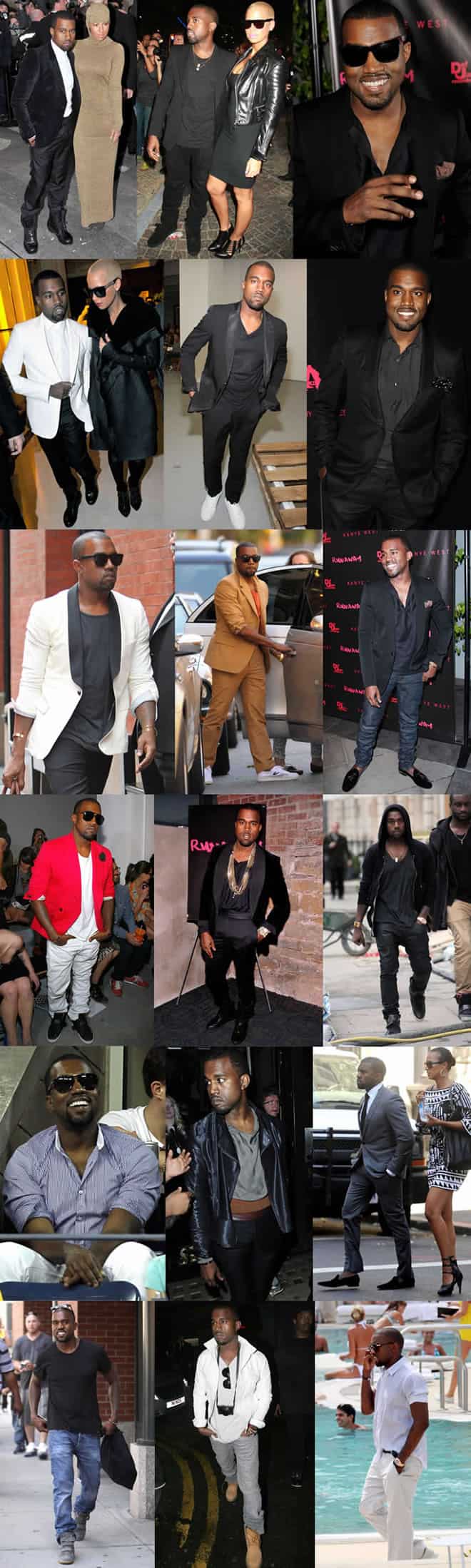 The Kanye West Look Book
