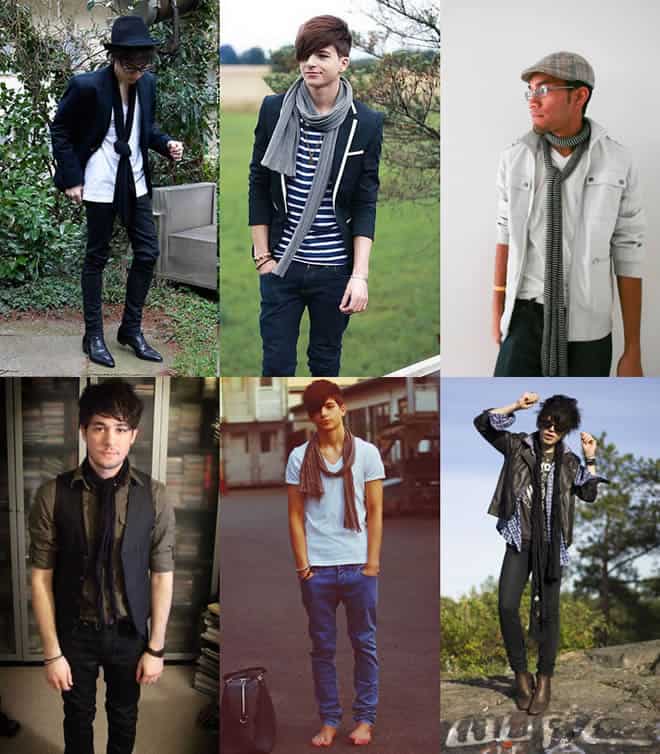 Skinny Scarf Outfit Examples and Look Book