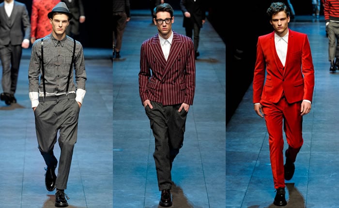 Dolce & Gabbana Menswear Catwalk - Milan Fashion Week 2011