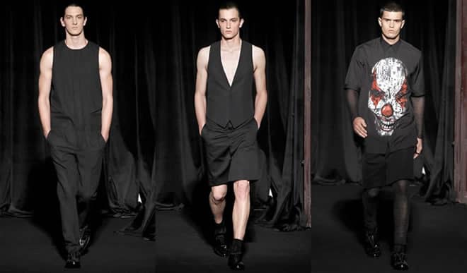 Givenchy Menswear SS11 Show Featuring Dark Pieces