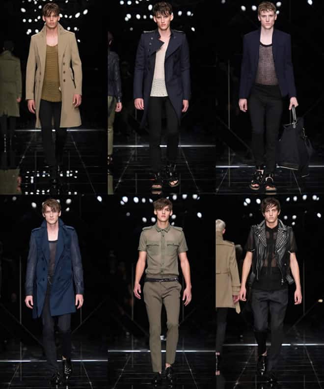 Men's Sheer Trend At Burberry Prorsum