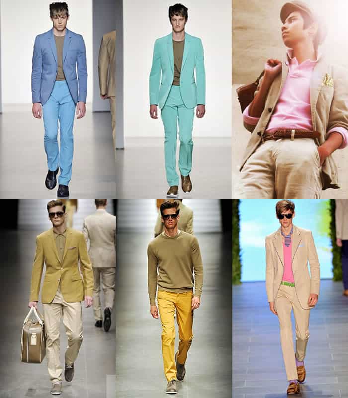 Khaki with Colour Look Book
