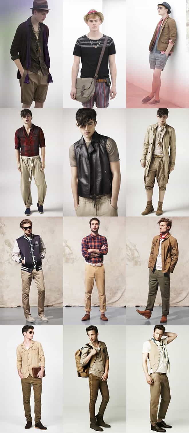 Khaki High Street Look Books