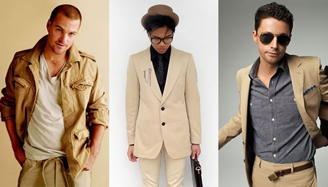 Khaki Light Tone Look Book