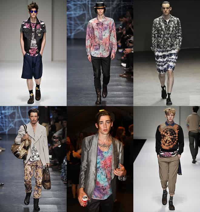 Psychedelic Prints on the Men's Spring/Summer 2011 Runways