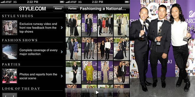 Style.com Iphone/Ipad App