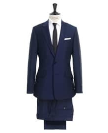 Roberts TWO BUTTON LAPEL SUIT FRENCH BLUE