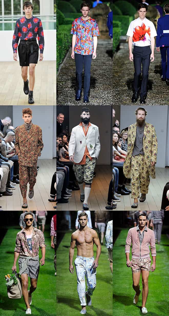 Hawaiian Shirts on The Runways Spring/Summer 2011