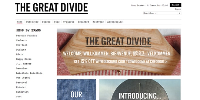 The Great Divide Launch With 15% Discount