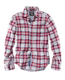 H&M VTG STYLE MENS LUNBERJACK PLAID CHECKED SHIRT