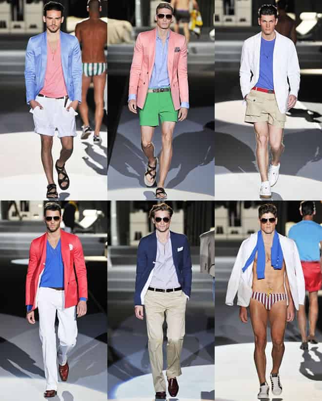 DSquared2 Spring/Summer 2011 Runway - Coloured Blazers and Nautical Inspired