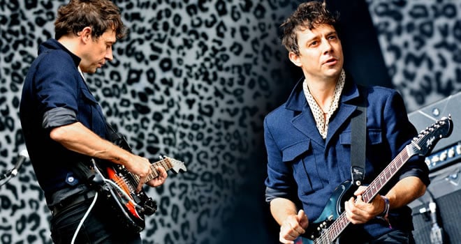 Jamie Hince from The Kills Glastonbury 2011