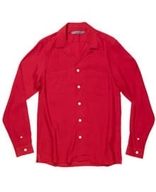 Rattler REVERE COLLAR SHIRT RED
