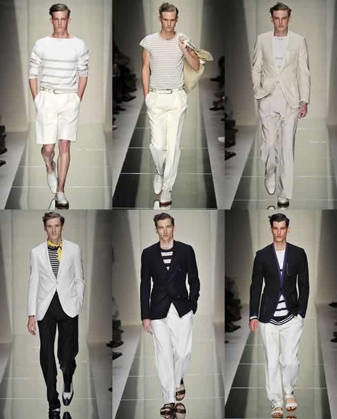 Salvatore Ferragamo Spring/Summer 2011 Runway - Breton Stripes and Blazers