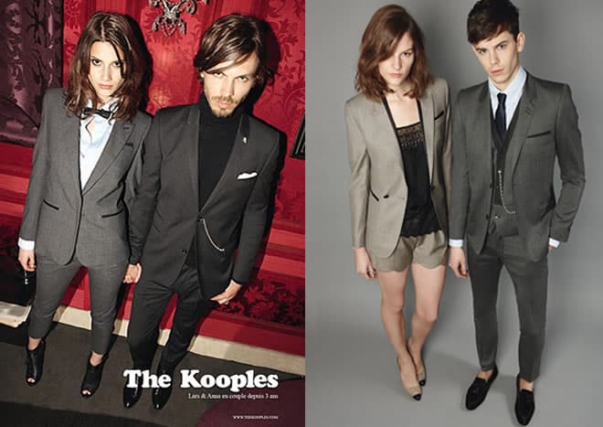 The Kooples - Real Couples Borrowing each others clothes