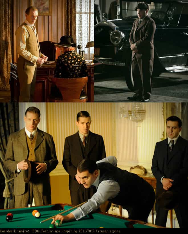 Boardwalk Empire Has been inspiring recent designer menswear collections