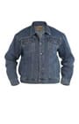 Mens Duke Western Trucker Denim Jacket Stonewash