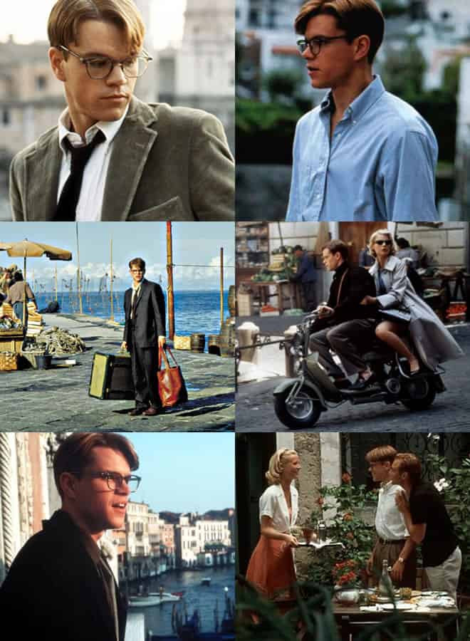 The Tom Ripley Fashion Look book from the Talented Mr Ripley
