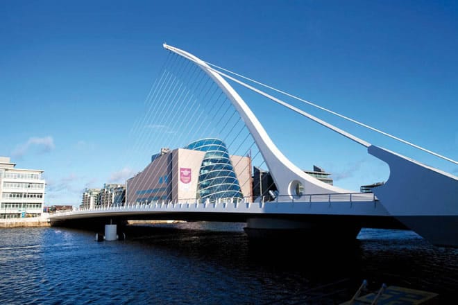 The Convention Centre and Samuel Beckett Bridge - Dublin
