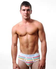 Diesel Diesel Fresh & Bright Striped Lukex Briefs
