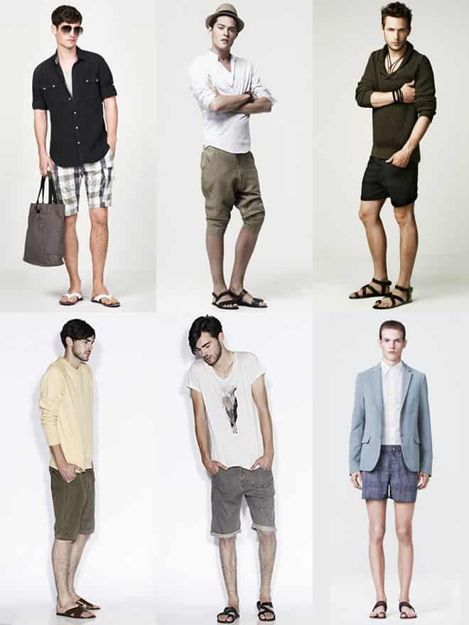 Shorts with Sandals Look Book
