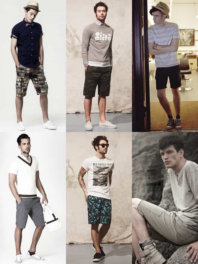 Men's Shorts & Trainers Look Book