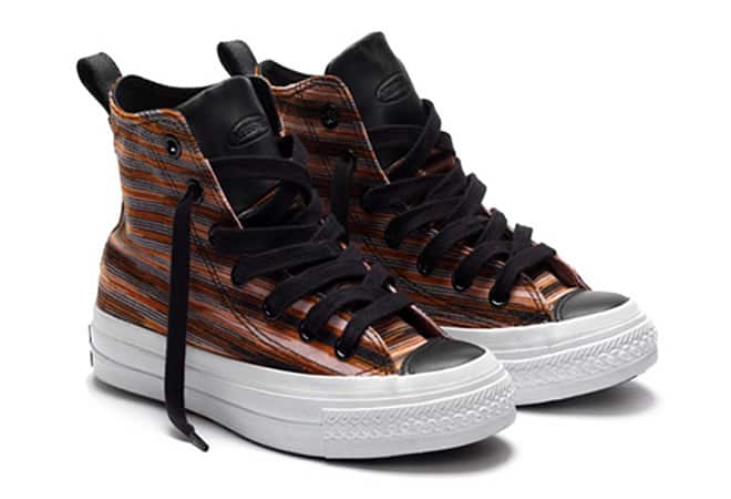 converse x missoni chuck taylor orange side view