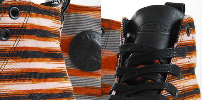 converse x missoni chuck taylor orange detail