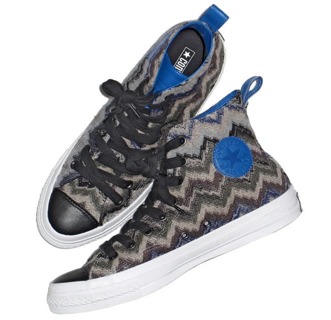 converse x missoni chuck taylor blue birds eye view