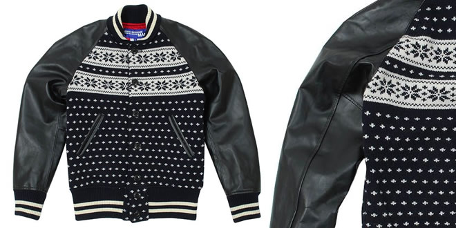 Junya Watanabe MAN Jacquard Varsity Jacket
