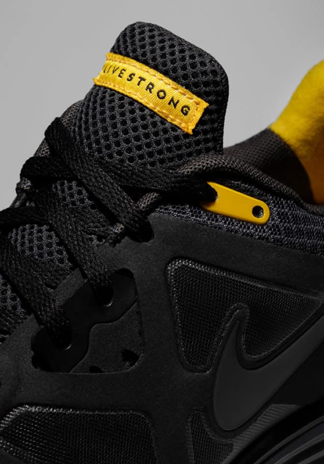 Nike Livestrong Collection For Holiday 2011 footwear black close up