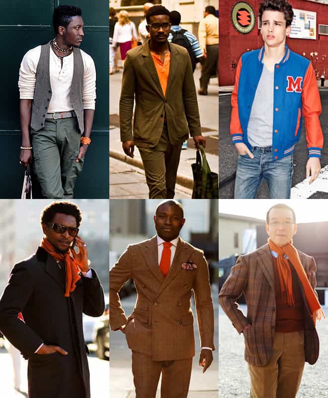 Using Orange as an Accent Look Book