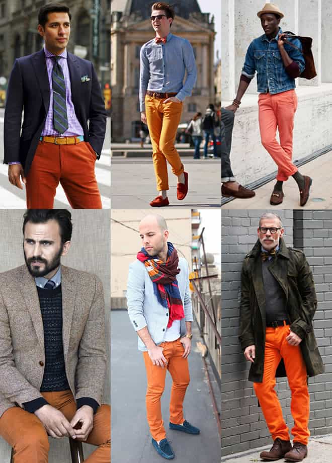 Using Orange as a Statement Look Book