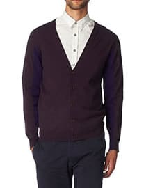 PAUL SMITH Contrast–panel cardigan