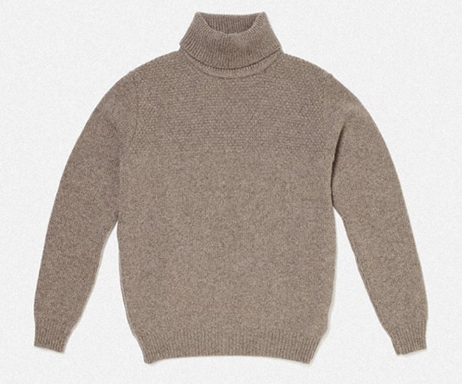 S.E.H Kelly Lambswool Rollneck Jumper